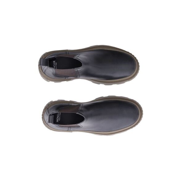 Moncler Lir Chunky Chelsea Boots in Black Leather - Picture 5 of 10